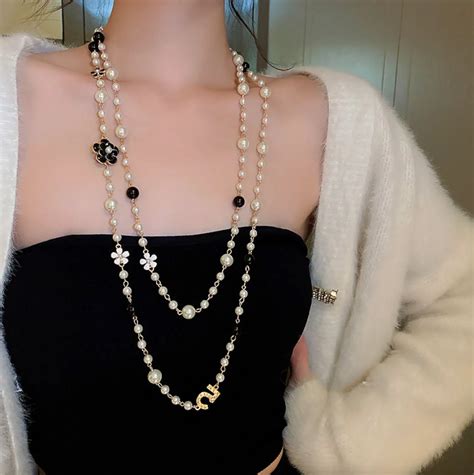 chanel necklace dupe|chanel copy necklace.